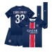 Maillot de foot Paris Saint-Germain Warren Zaire-Emery #33 Domicile vêtements enfant 2024-25 Manches Courtes (+ pantalon court)